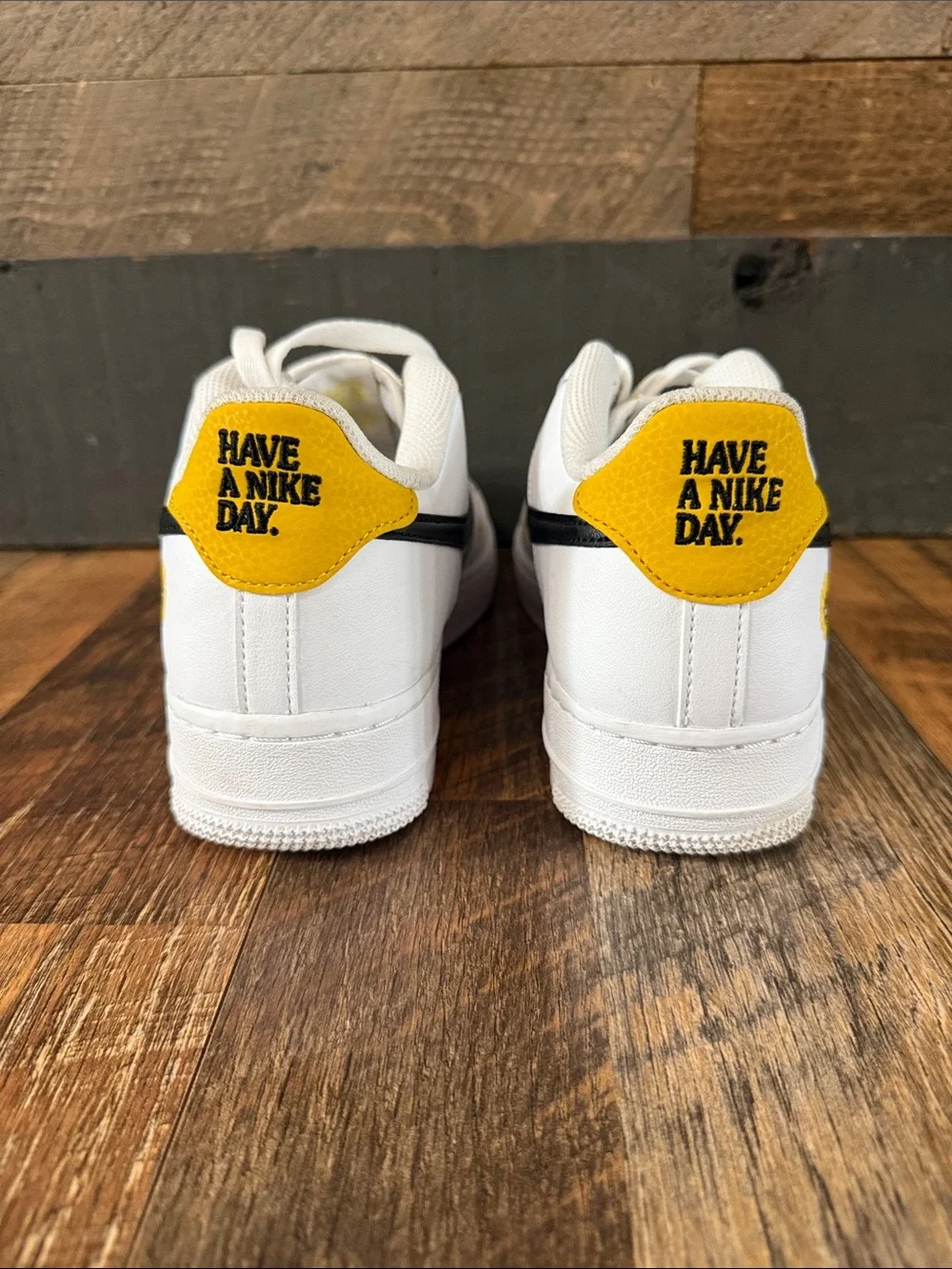 Nike Air Force 1 Low Have A Nike Day White Black Yellow Sunflower
